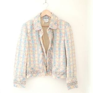 VINTAGE CARLISLE Boucle Blazer